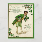  top van de morgen naar St Patrick's Day Briefkaart (Voorkant)