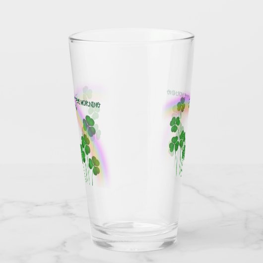 Top van de 'Morning Saint Patrick's Day Clovers' Glas (Rechts)