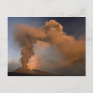Top van de Mt. Etna, Sicilië, Italië Briefkaart