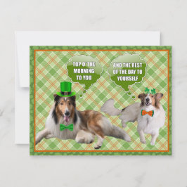 Top van de ochtend notitiekaartje