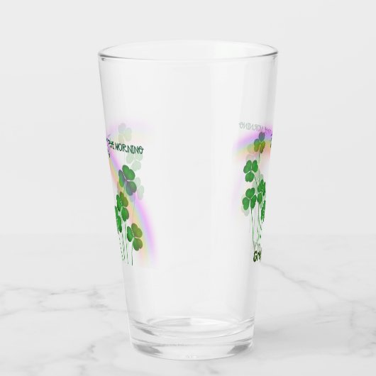 Top van de Ochtend Saint Patrick's Clovers Een Naa Glas (Rechts)