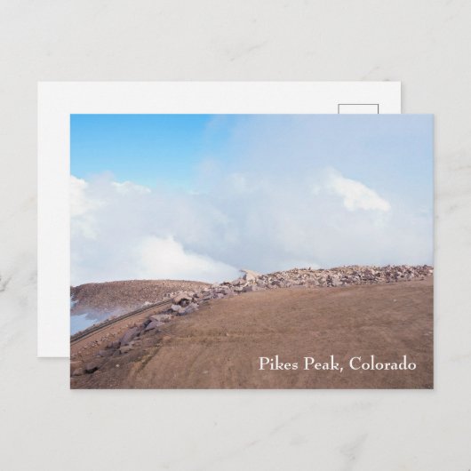 Top van de Pikes Peak Briefkaart (Voorkant / Achterkant)