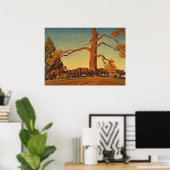 Top van de Ridge door Maynard Dixon Poster (Thuiskantoor)