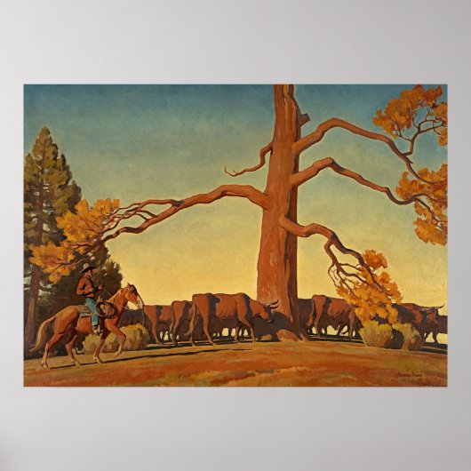 Top van de Ridge door Maynard Dixon Poster (Voorkant)