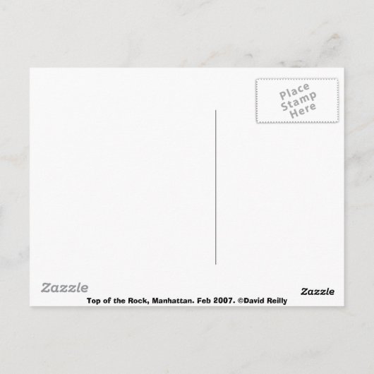 Top van de Rock, feb 2007 Briefkaart (Achterkant)