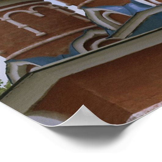 Top van de Russisch-orthodoxe kerk in Rusland Poster (Hoek)