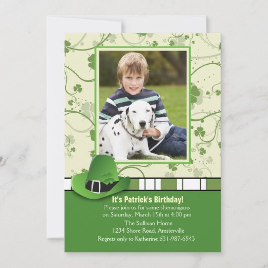 Top van de uitnodiging voor de foto van Morning (Voorkant)