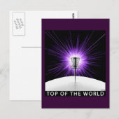 Top van de wereld briefkaart (Voorkant / Achterkant)