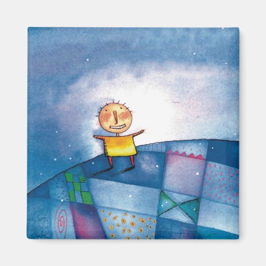 Top van de wereld magneet (Voorkant)