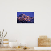 Top van Denali Peak (Mt. McKinley) op Poster (Keuken)