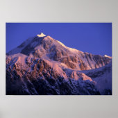 Top van Denali Peak Mt. McKinley) te Poster (Voorkant)