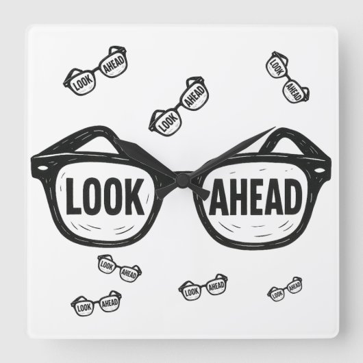 Top van het avontuur vierkante klok (Voorkant)