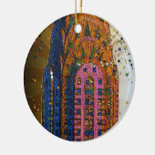 Top van het Chrysler Building Close-up #1 Keramisch Ornament (Links)