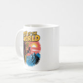 Top van het World Rock Climbing Design Koffiemok (Voorkant links)