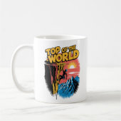 Top van het World Rock Climbing Design Koffiemok (Links)