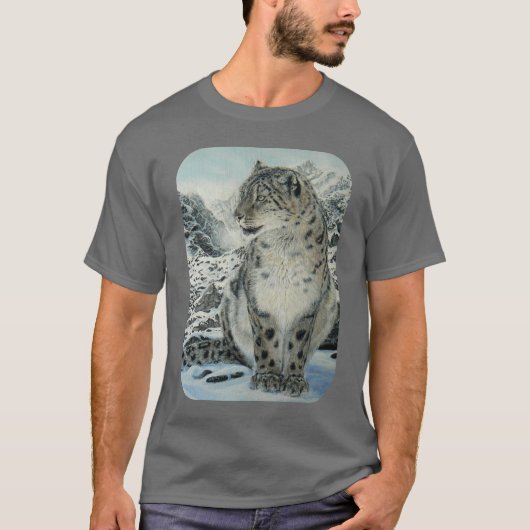 Top van Koning Snow Leopard shirt (Voorkant)