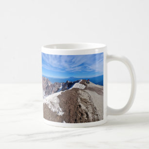 Top van Panorama in Saint-Helens-Stratovolcano Koffiemok