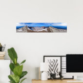 Top van Saint Helens in Panorama Poster (Thuiskantoor)