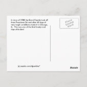Top van Sierra Nevada Briefkaart (Achterkant)