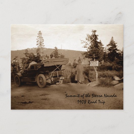 Top van Sierra Nevada Briefkaart (Voorkant)