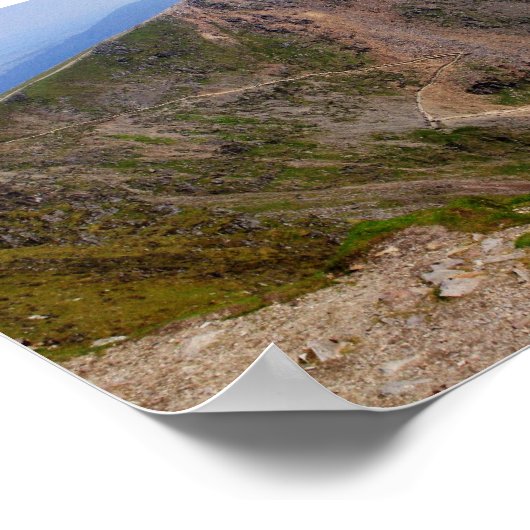 Top van Snowdon Poster (Hoek)