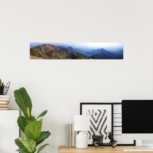 Top van Snowdon Poster (Thuiskantoor)