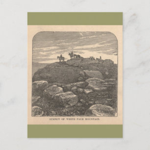 Top van White Face Mountain Briefkaart