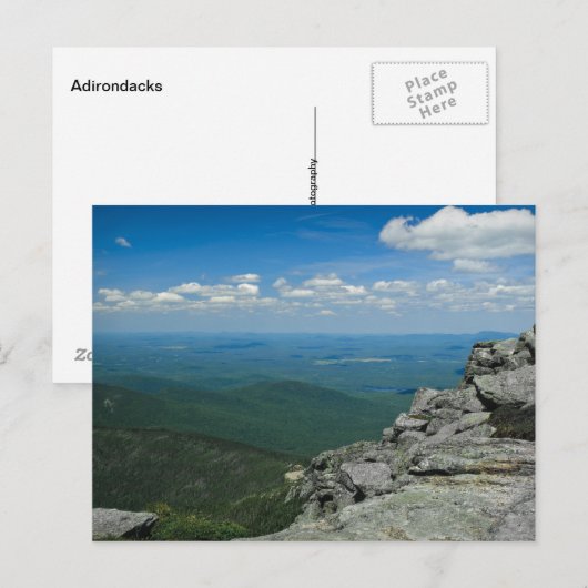 Top van Whiteface Mountain, Adirondacks, NY Briefkaart (Voorkant / Achterkant)