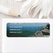 Top van Whiteface Mountain, Adirondacks, NY Etiket (Insitu)