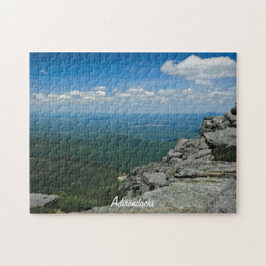 Top van Whiteface Mountain, Adirondacks, NY-foto Legpuzzel (Horizontaal)