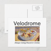 TOP Velodrome cirkels Briefkaart (Voorkant / Achterkant)