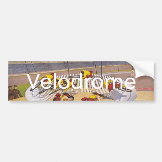 TOP Velodrome cirkels Bumpersticker (Voorkant)