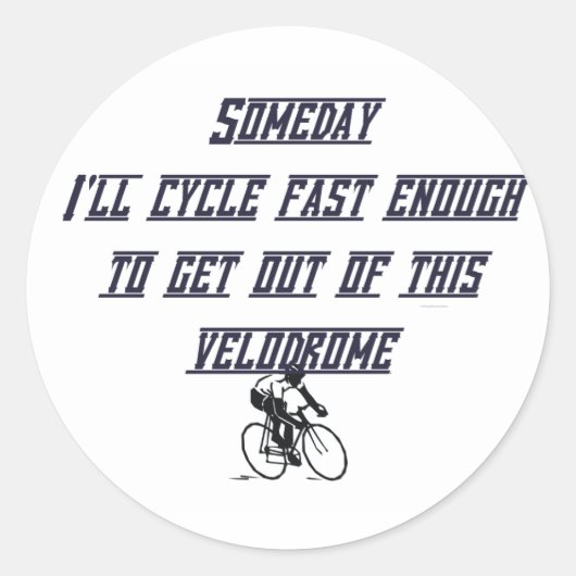 TOP Velodrome Ronde Sticker (Voorkant)