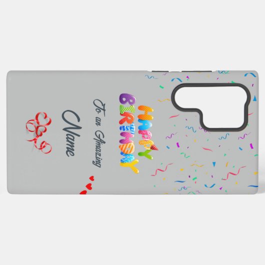 Top Verjaardag Samsung Galaxy S22 Ultra Hoesje (Achterkant horizontaal)