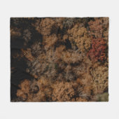 Top-view photography of tree fleece deken (Voorkant (Horizontaal))