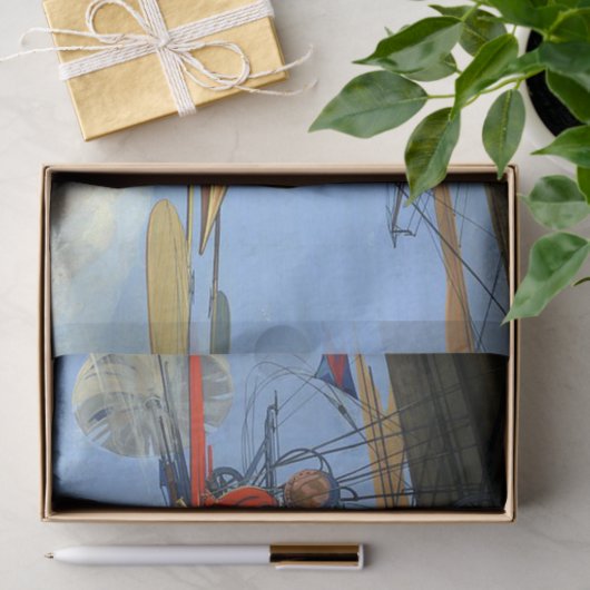 TOP-vlieginstructie Tissuepapier (Geschenk)