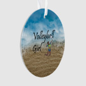 TOP Volleyball Girl Ornament (voorkant)