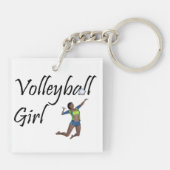 TOP Volleyball Girl Sleutelhanger (Achterkant)