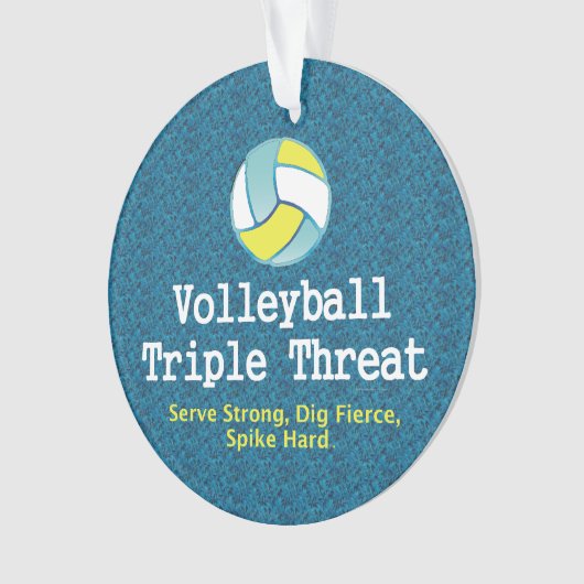 TOP Volleyball Triple Threat Ornament (voorkant)