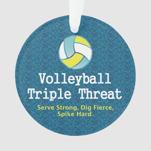 TOP Volleyball Triple Threat Ornament (voorkant)