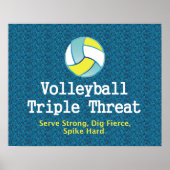 TOP Volleyball Triple Threat Poster (Voorkant)