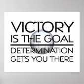 TOP Volleyball Victory Slogan Poster (Voorkant)