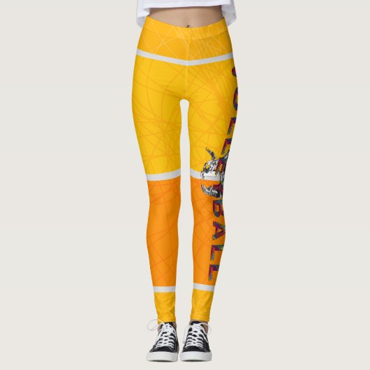 TOP Vrouwenvolleybal Leggings (Voorkant)