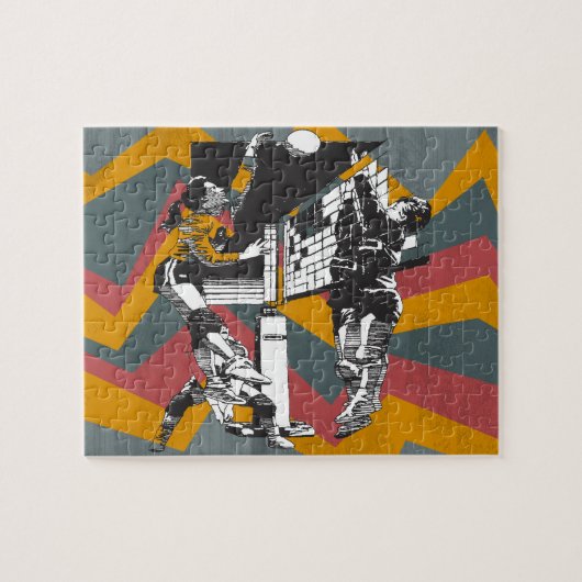 TOP Vrouwenvolleybal Legpuzzel (Horizontaal)