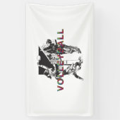 TOP Vrouwenvolleybal Spandoek (Verticaal)