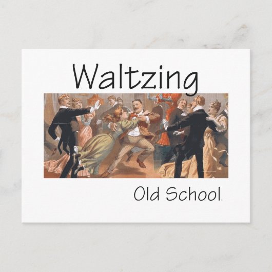 TOP Waltzing Old School Briefkaart (Voorkant)