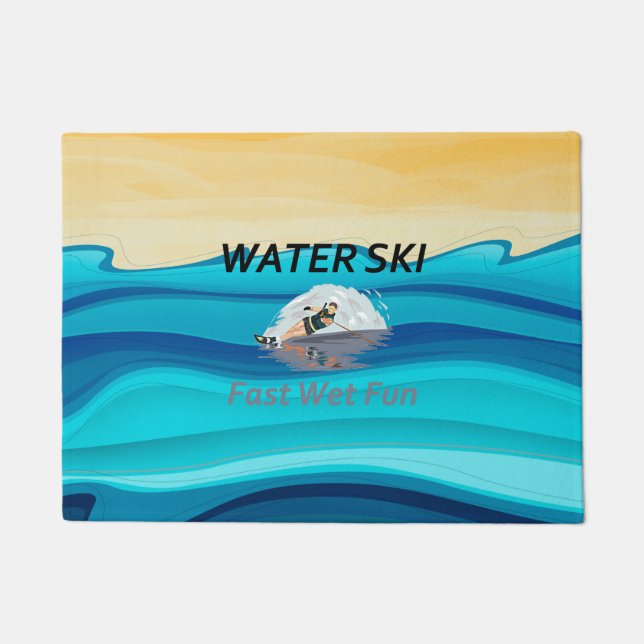 TOP Water Ski Deurmat (Voorkant)