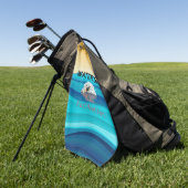 TOP Water Ski Golfhanddoek (Groen)