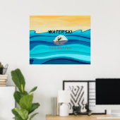 TOP Water Ski Poster (Thuiskantoor)