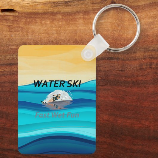 TOP Water Ski Sleutelhanger (Achterkant)